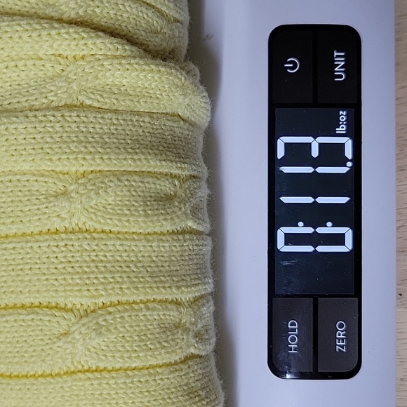 Faded Glory Cabled Sweater Women's Size L, Yellow - Picture 12 of 12